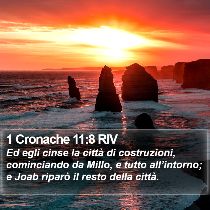 1 Cronache 11:8 RIV Bible Study