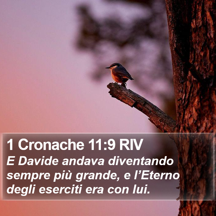 1 Cronache 11:9 RIV Bible Study