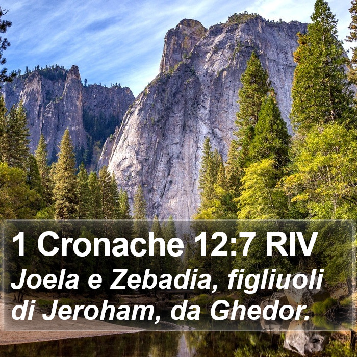 1 Cronache 12:7 RIV Bible Study