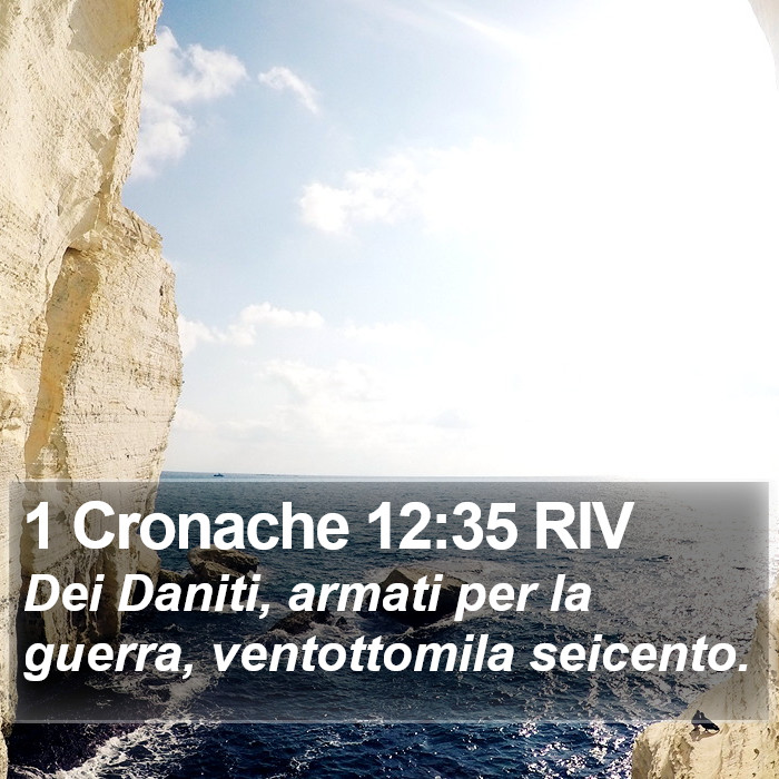 1 Cronache 12:35 RIV Bible Study