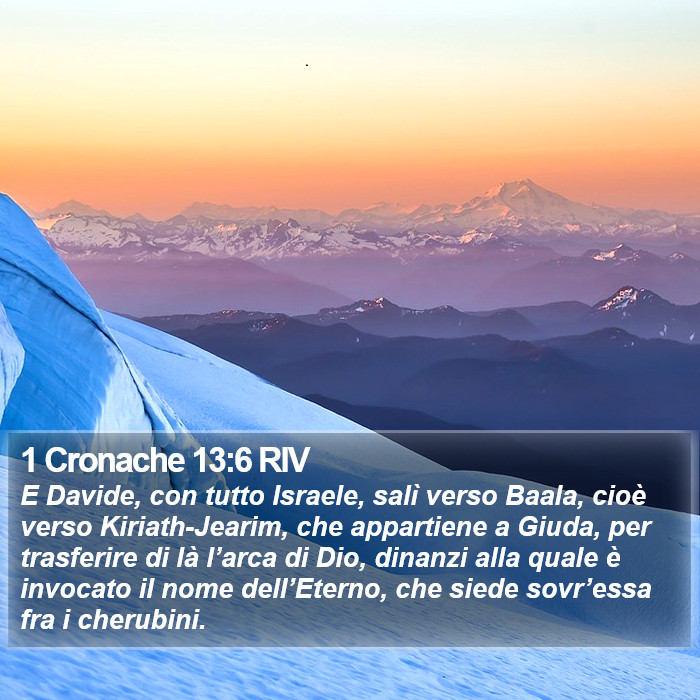 1 Cronache 13:6 RIV Bible Study