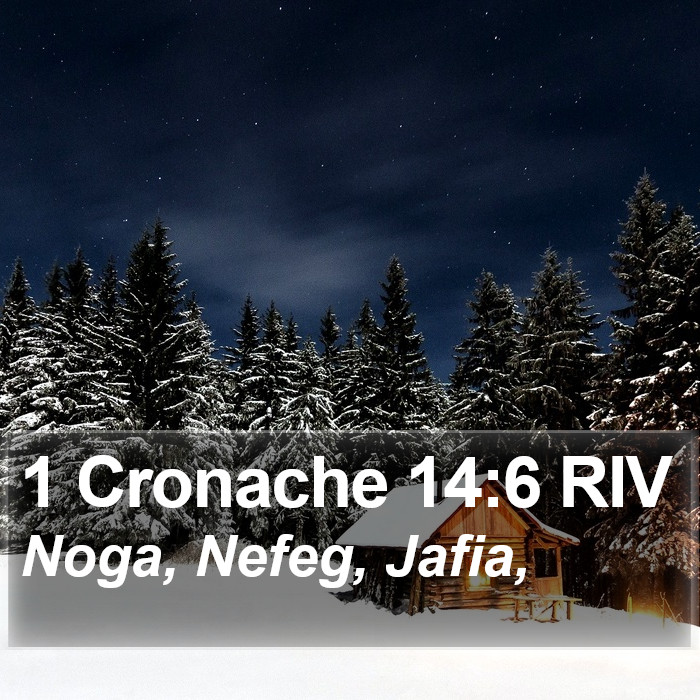 1 Cronache 14:6 RIV Bible Study