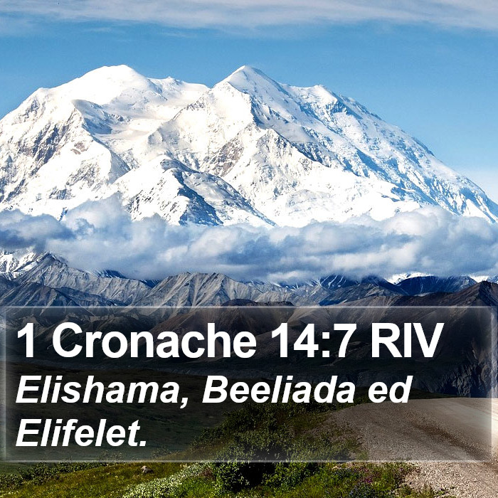 1 Cronache 14:7 RIV Bible Study