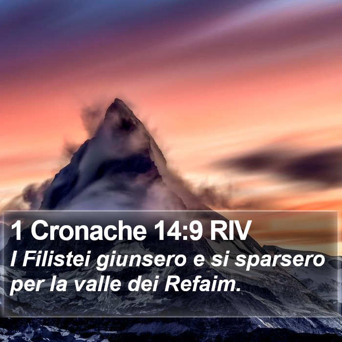 1 Cronache 14:9 RIV Bible Study