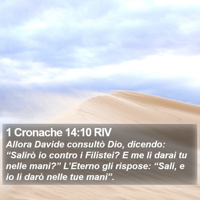 1 Cronache 14:10 RIV Bible Study