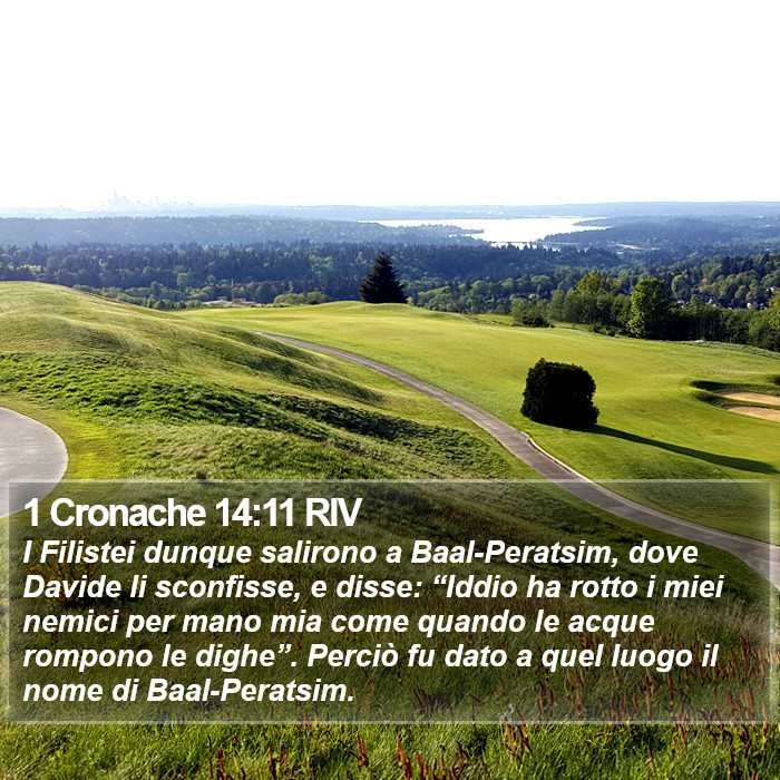 1 Cronache 14:11 RIV Bible Study