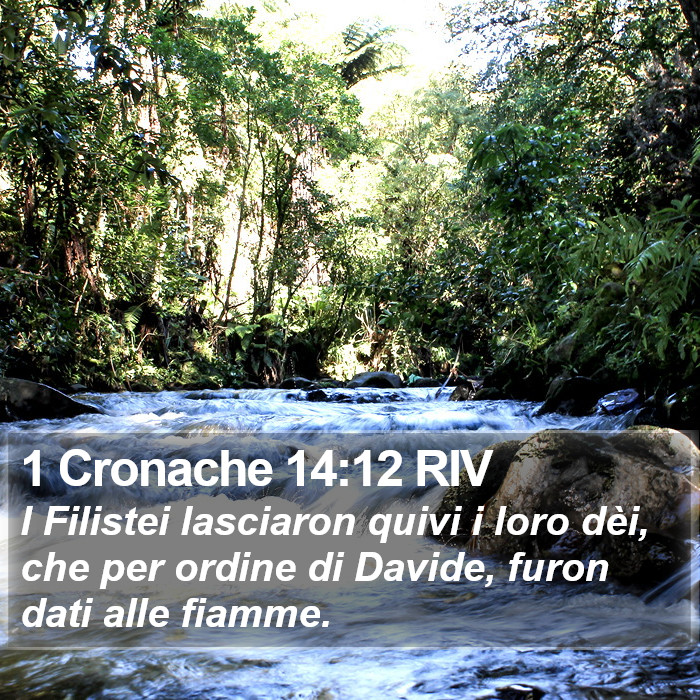 1 Cronache 14:12 RIV Bible Study