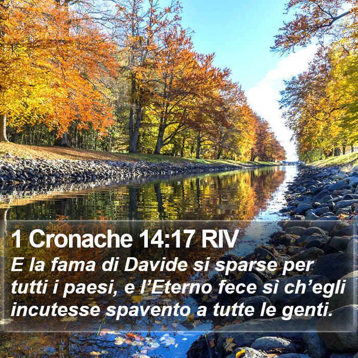 1 Cronache 14:17 RIV Bible Study