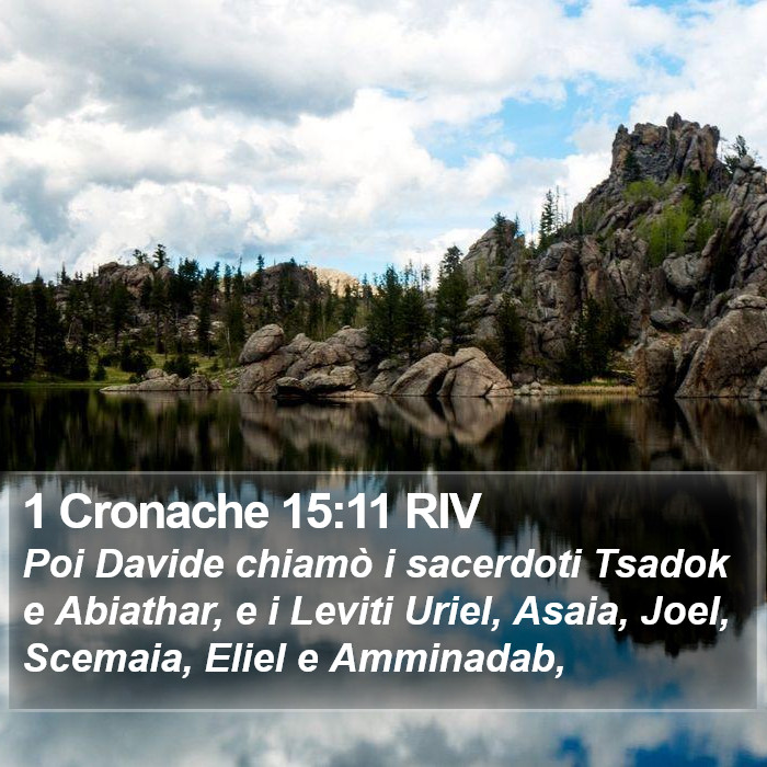 1 Cronache 15:11 RIV Bible Study