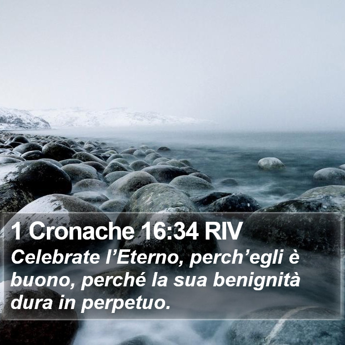 1 Cronache 16:34 RIV Bible Study