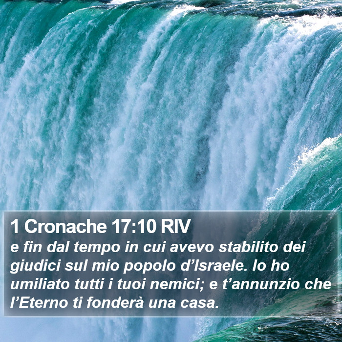 1 Cronache 17:10 RIV Bible Study