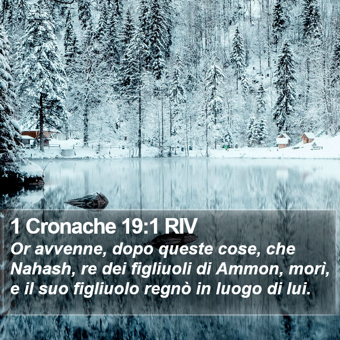 1 Cronache 19:1 RIV Bible Study