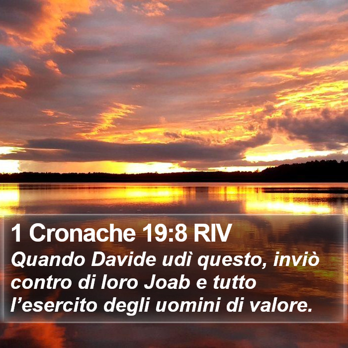 1 Cronache 19:8 RIV Bible Study