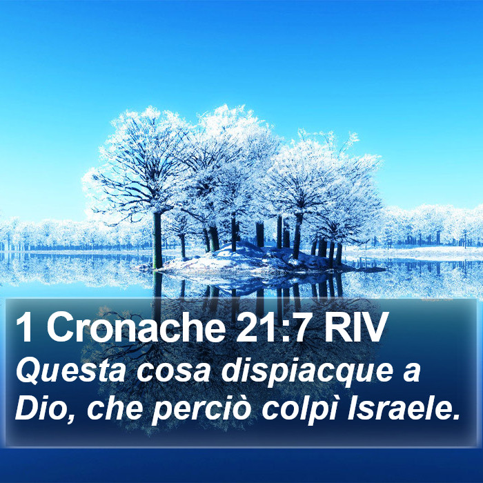 1 Cronache 21:7 RIV Bible Study