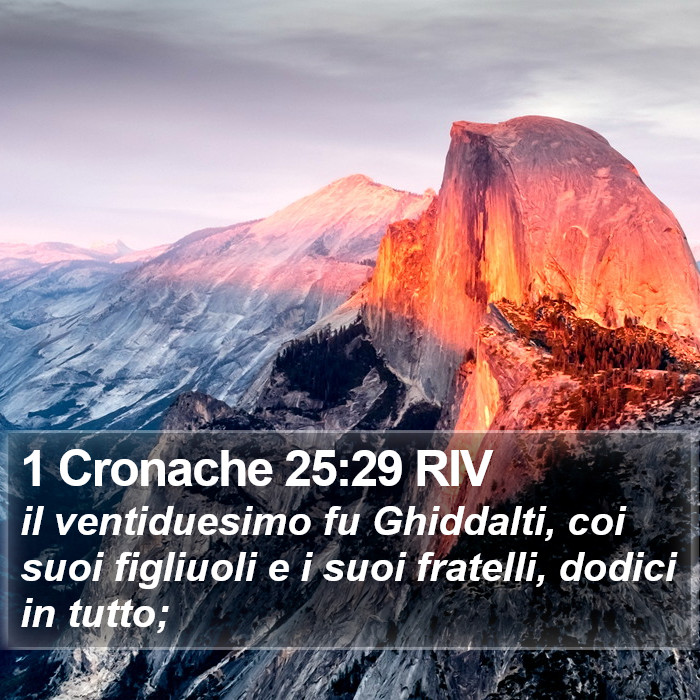 1 Cronache 25:29 RIV Bible Study