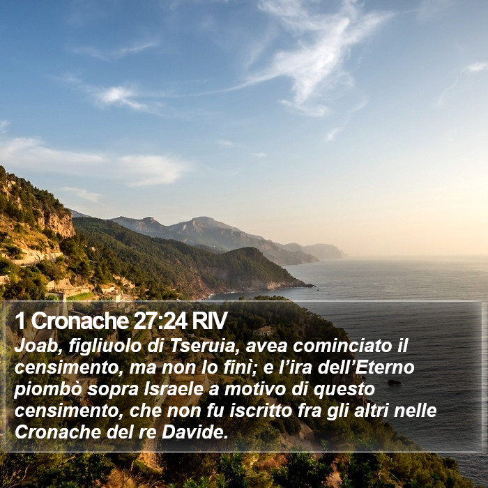 1 Cronache 27:24 RIV Bible Study