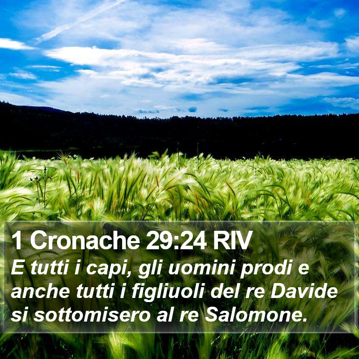 1 Cronache 29:24 RIV Bible Study