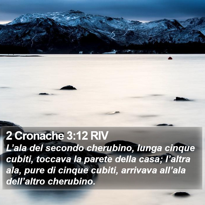 2 Cronache 3:12 RIV Bible Study