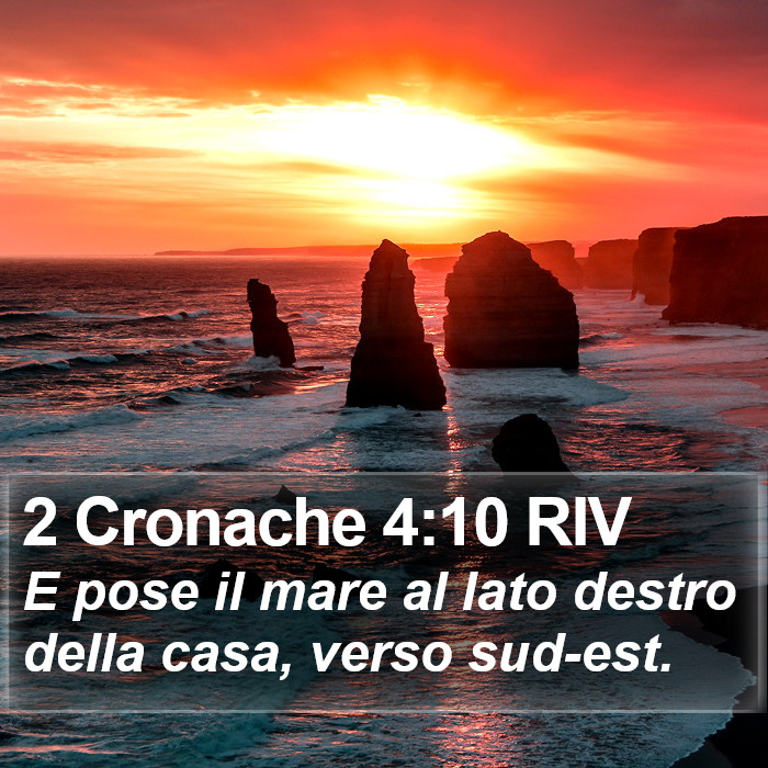 2 Cronache 4:10 RIV Bible Study