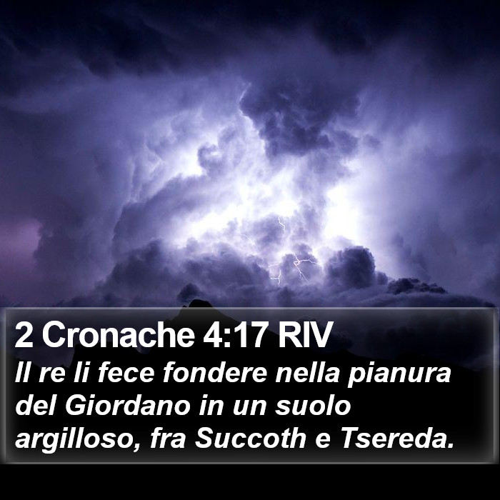 2 Cronache 4:17 RIV Bible Study