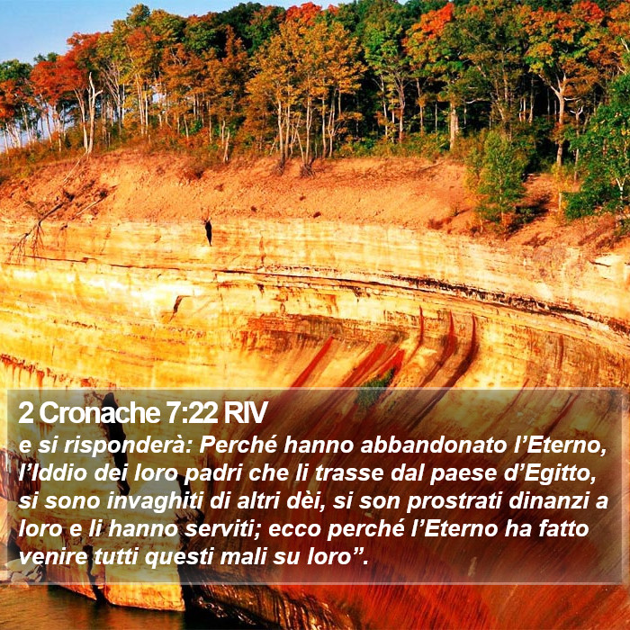 2 Cronache 7:22 RIV Bible Study