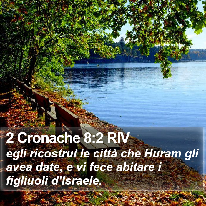 2 Cronache 8:2 RIV Bible Study