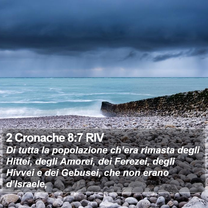 2 Cronache 8:7 RIV Bible Study