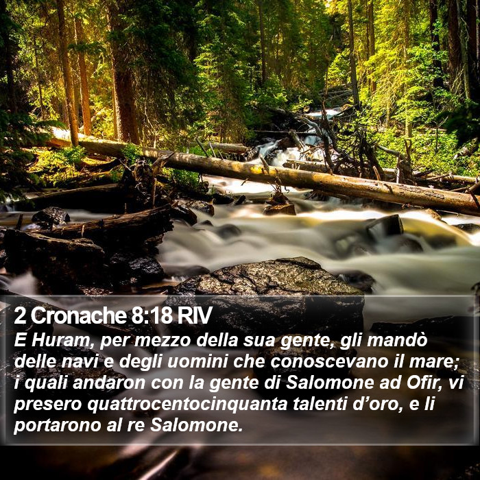 2 Cronache 8:18 RIV Bible Study