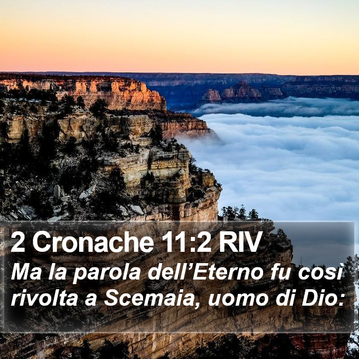 2 Cronache 11:2 RIV Bible Study