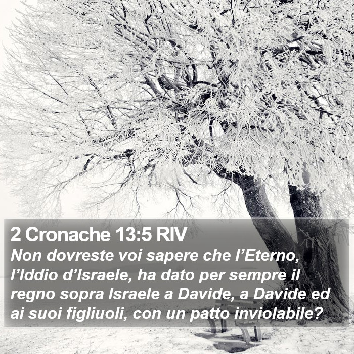 2 Cronache 13:5 RIV Bible Study