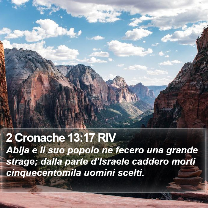 2 Cronache 13:17 RIV Bible Study