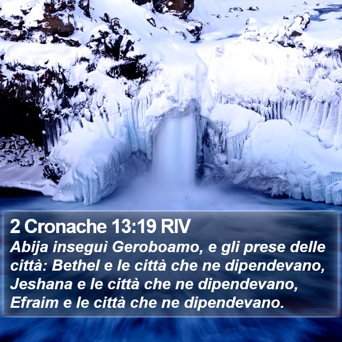 2 Cronache 13:19 RIV Bible Study