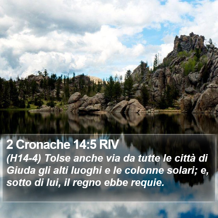 2 Cronache 14:5 RIV Bible Study