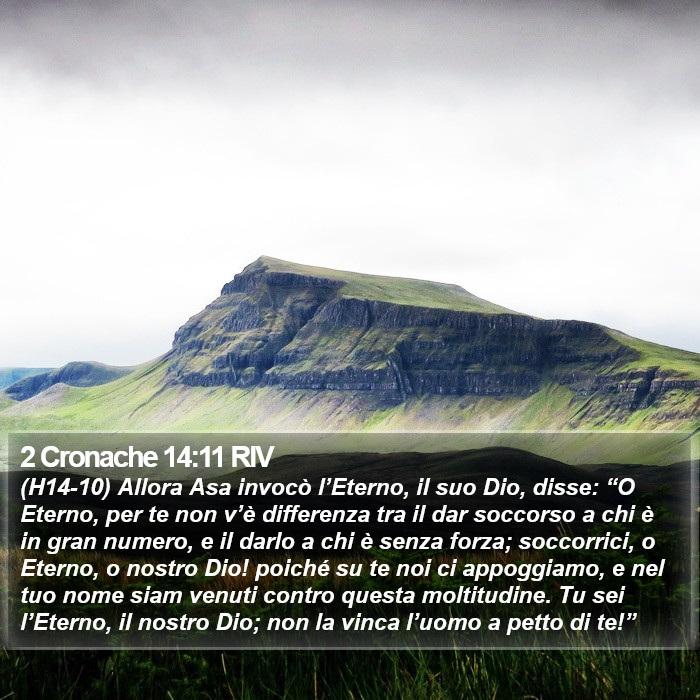 2 Cronache 14:11 RIV Bible Study