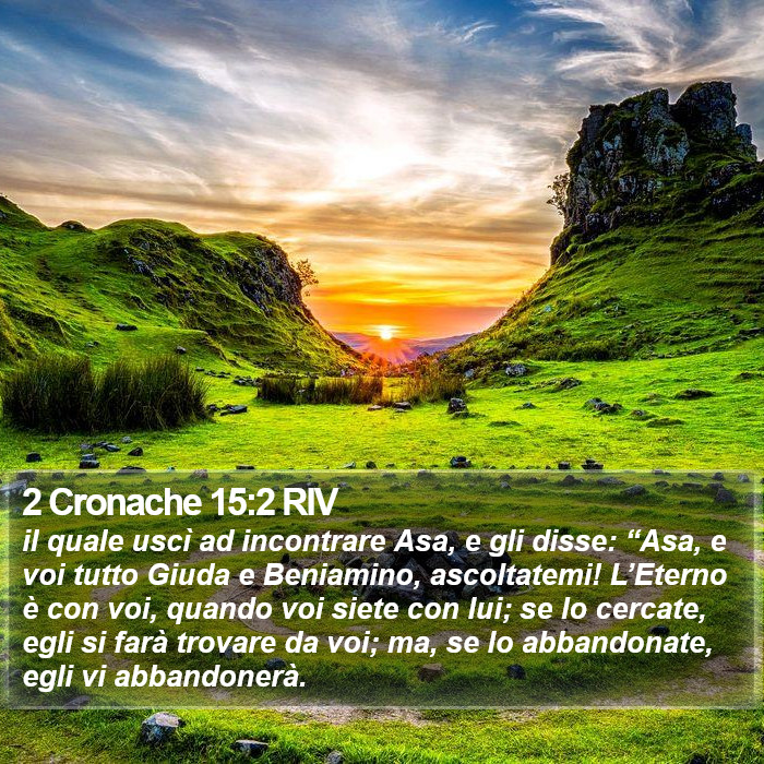 2 Cronache 15:2 RIV Bible Study