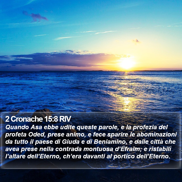 2 Cronache 15:8 RIV Bible Study