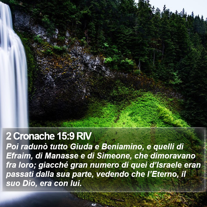 2 Cronache 15:9 RIV Bible Study