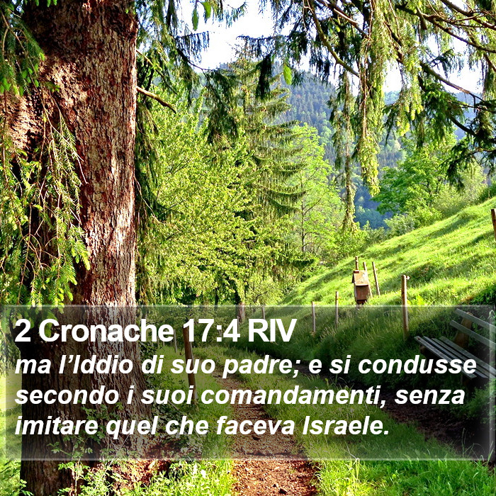 2 Cronache 17:4 RIV Bible Study