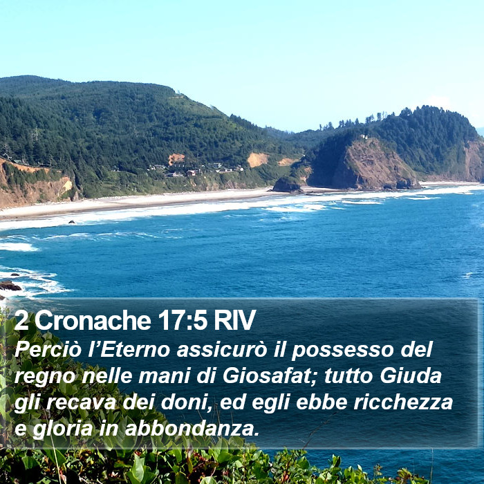 2 Cronache 17:5 RIV Bible Study