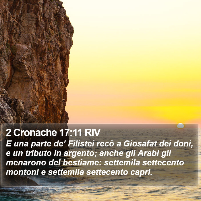 2 Cronache 17:11 RIV Bible Study