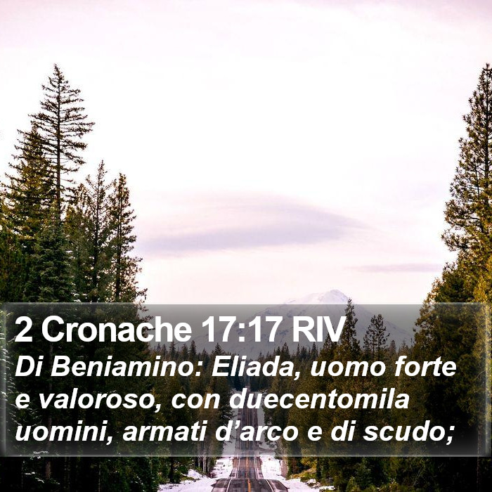 2 Cronache 17:17 RIV Bible Study