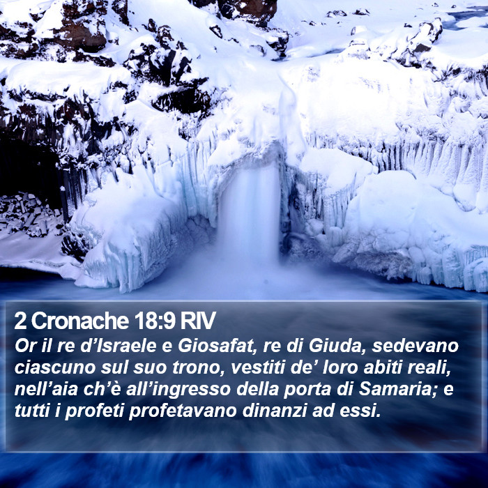 2 Cronache 18:9 RIV Bible Study