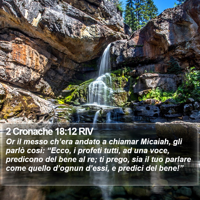 2 Cronache 18:12 RIV Bible Study