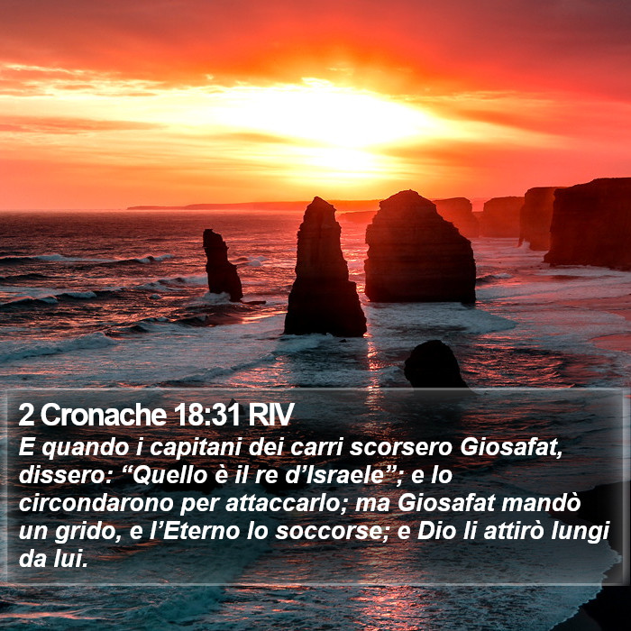 2 Cronache 18:31 RIV Bible Study