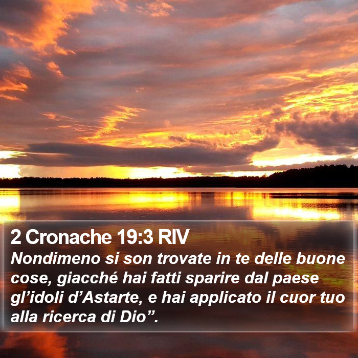 2 Cronache 19:3 RIV Bible Study