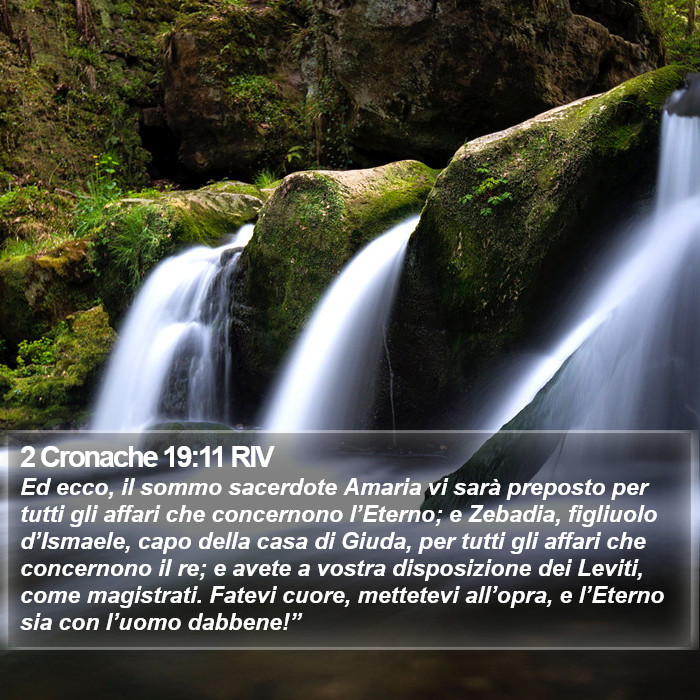 2 Cronache 19:11 RIV Bible Study