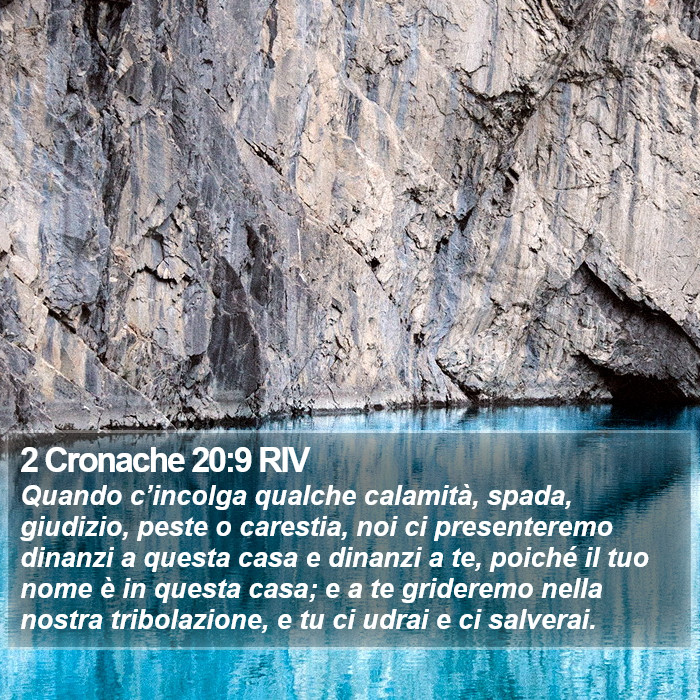 2 Cronache 20:9 RIV Bible Study