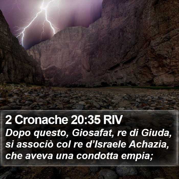 2 Cronache 20:35 RIV Bible Study