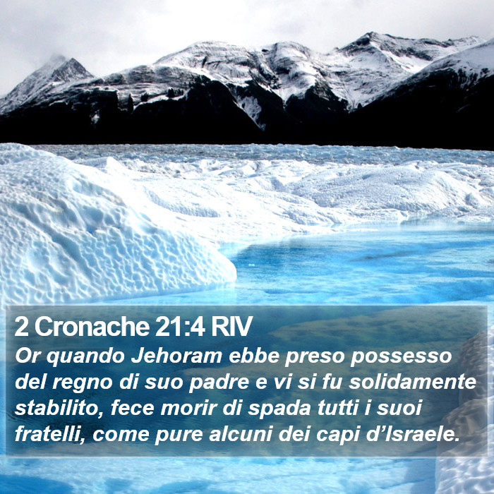 2 Cronache 21:4 RIV Bible Study