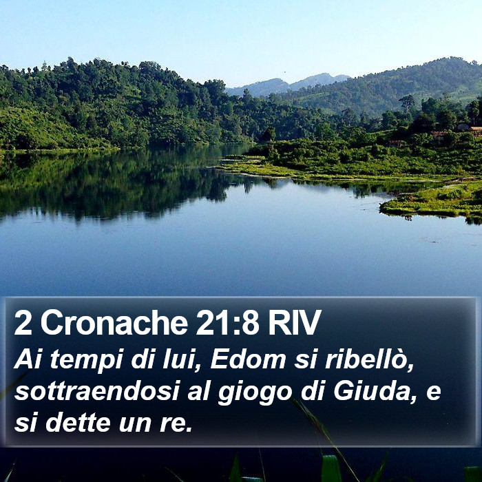 2 Cronache 21:8 RIV Bible Study